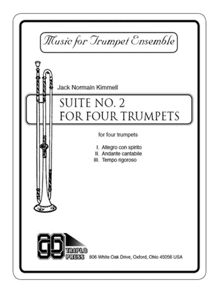 Book cover for Suite No. 2 for Four Trumpets
