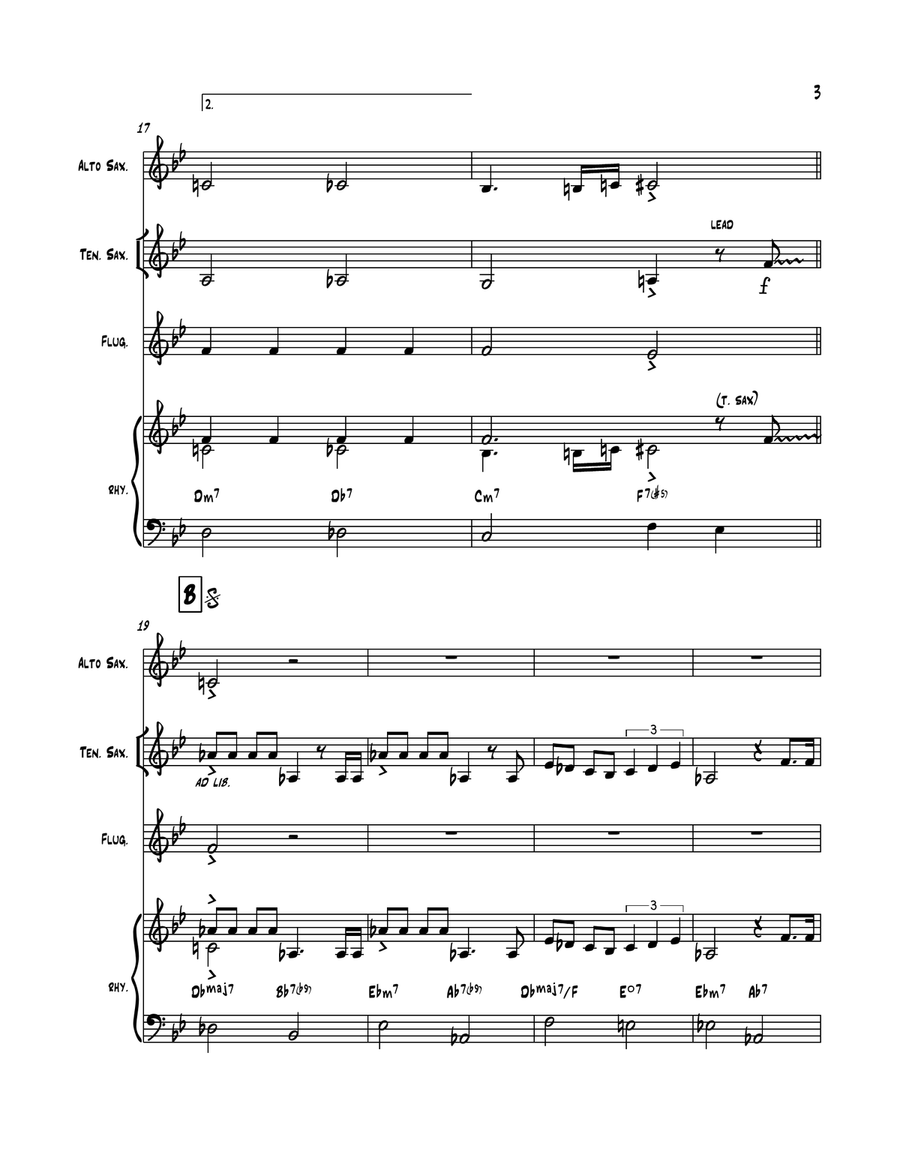 My Little Brown Book Jazz Ensemble scores gallery preview page 3