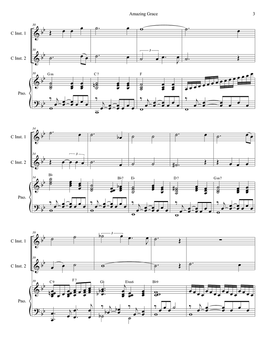 Amazing Grace (with 