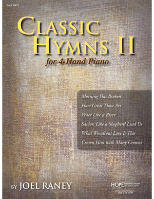 Book cover for Classic Hymns for 4-Hand Piano, Vol. 2-Digital Download