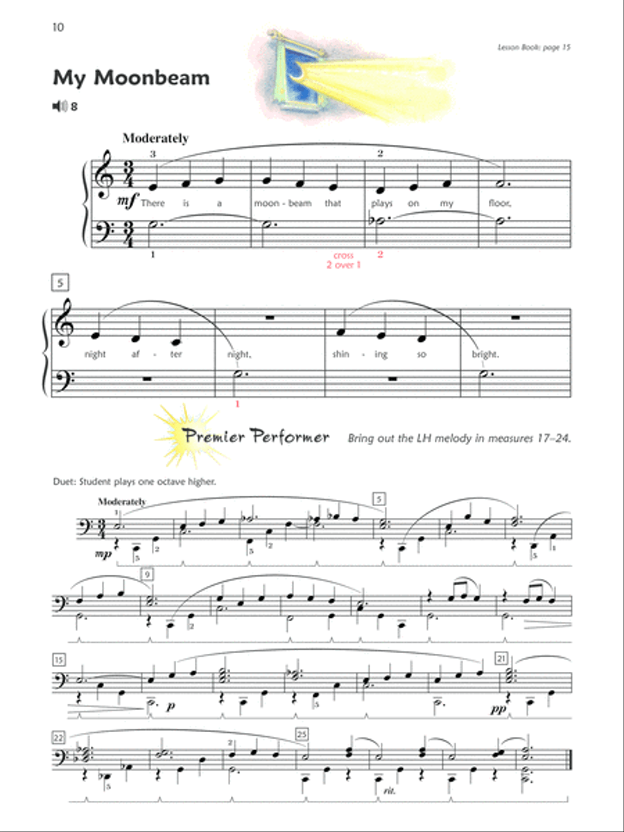 Premier Piano Course Performance, Book 2A Piano Method scores gallery preview page 2