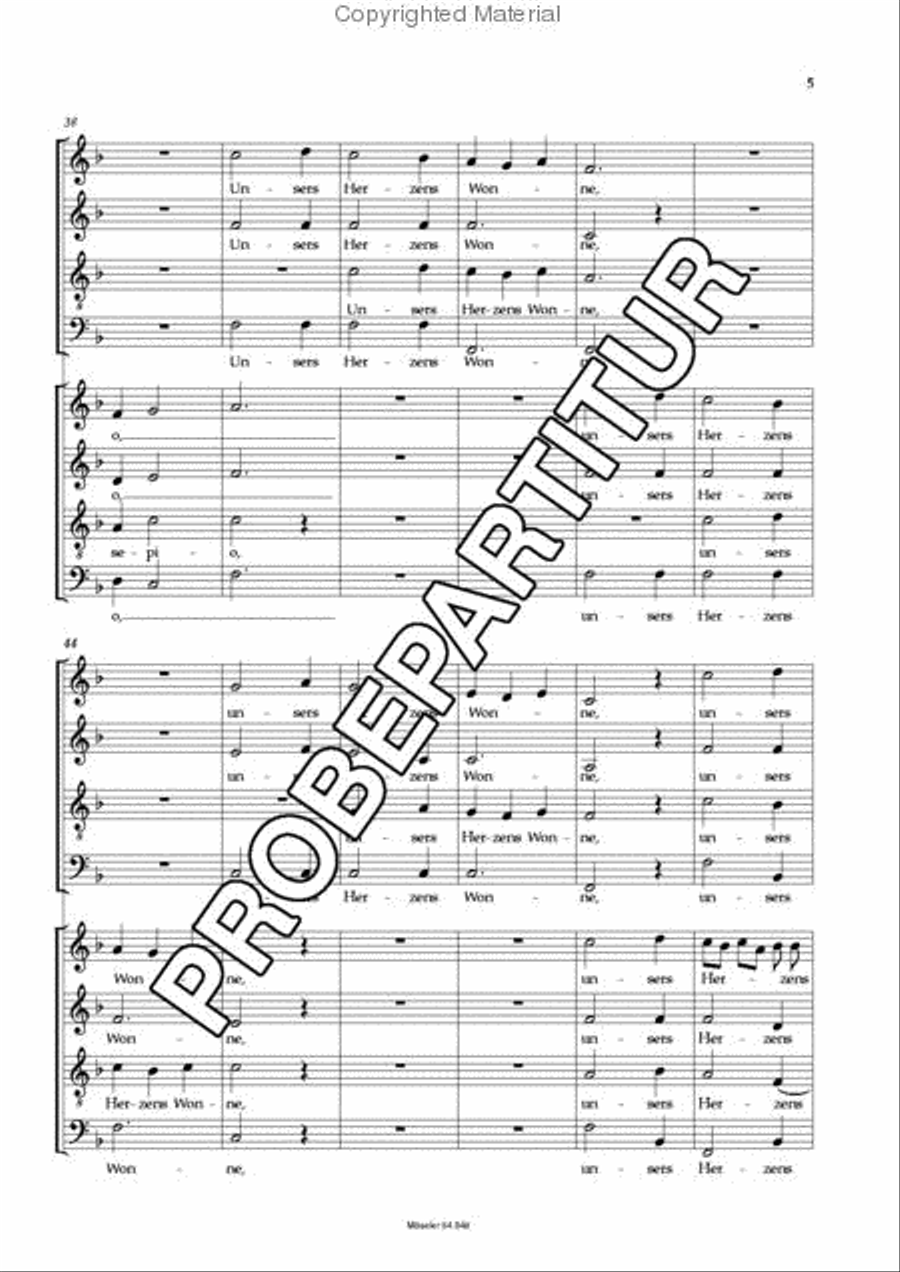 In dulci jubilo 4-Part scores gallery preview page 5