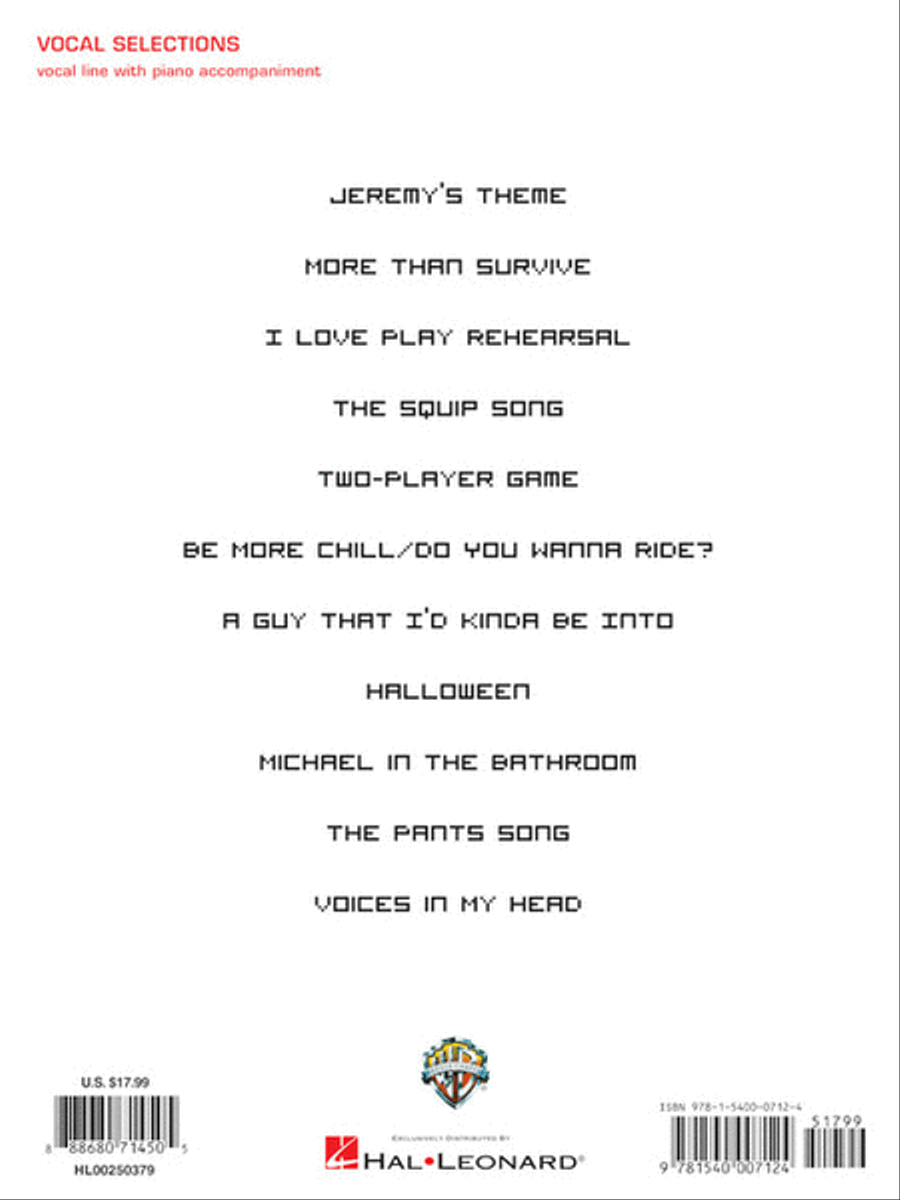 Be More Chill Piano, Vocal scores gallery preview page 6