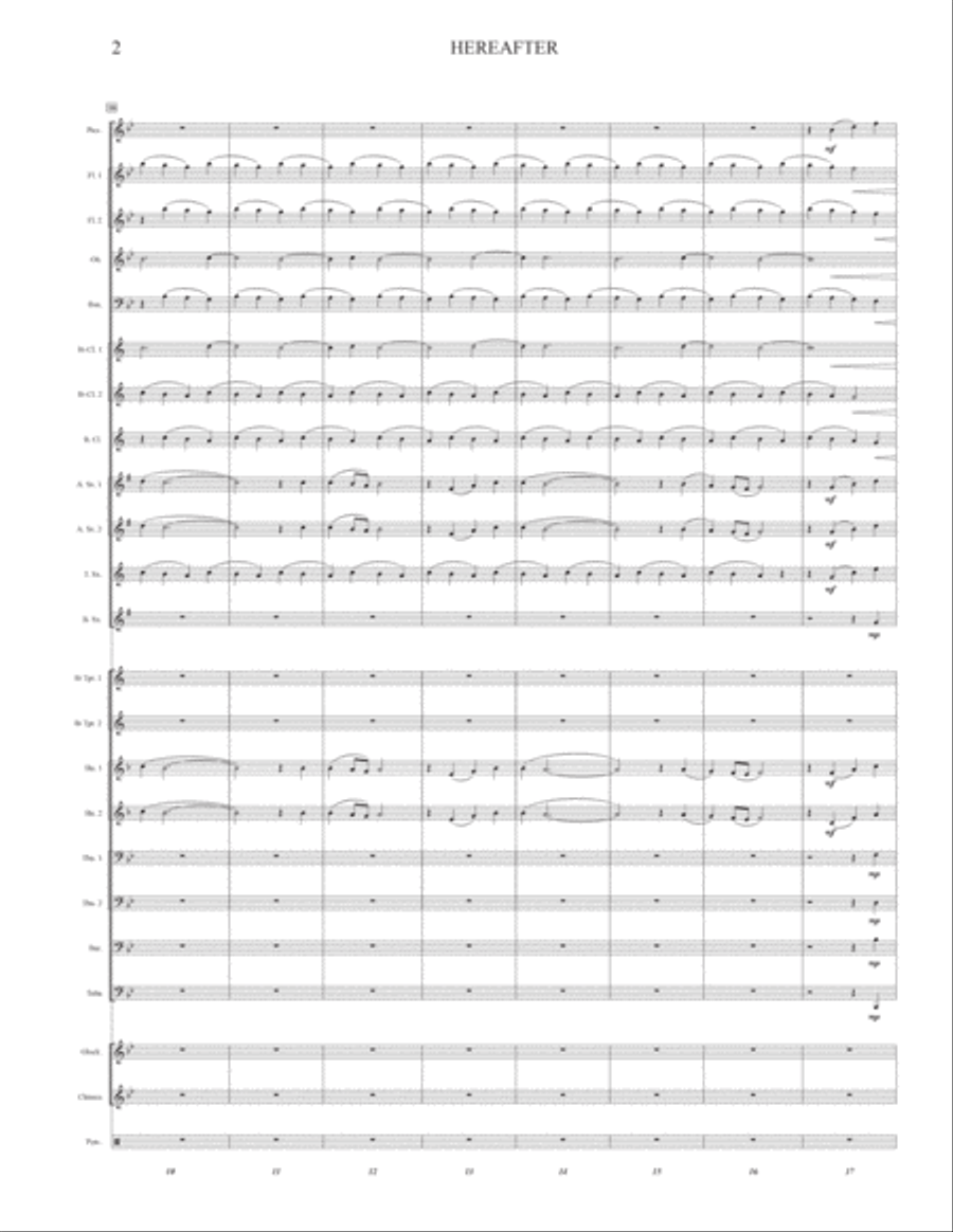Hereafter - Concert Band Concert Band scores gallery preview page 4