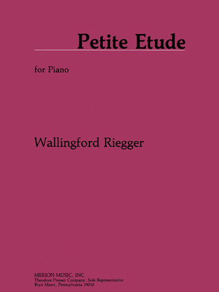 Book cover for Petite Etude