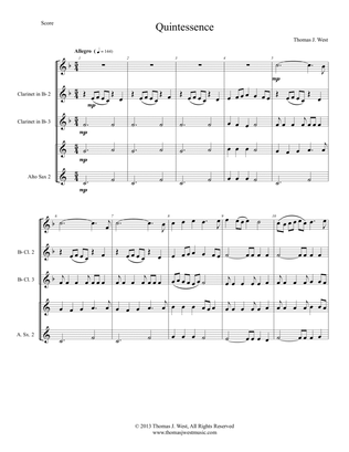 Quintessence (Woodwind Ensemble - Grade 3)