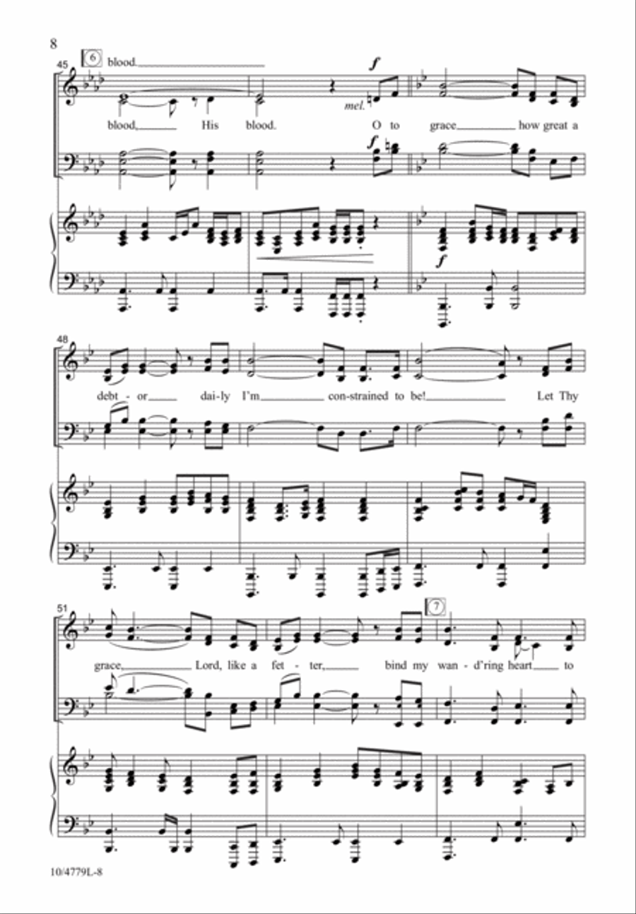 Tune Our Hearts to Sing Tune Our Hearts to Sing 4-Part scores gallery preview page 7