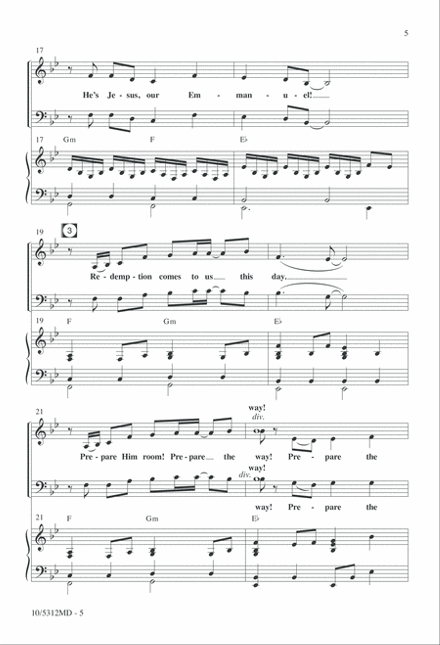 Behold a Savior! Behold a Savior! 4-Part scores gallery preview page 5