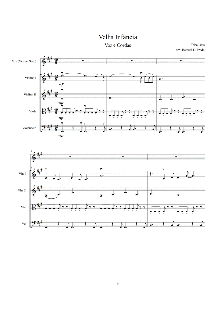 Velha Infancia Large Ensemble scores gallery preview page 1