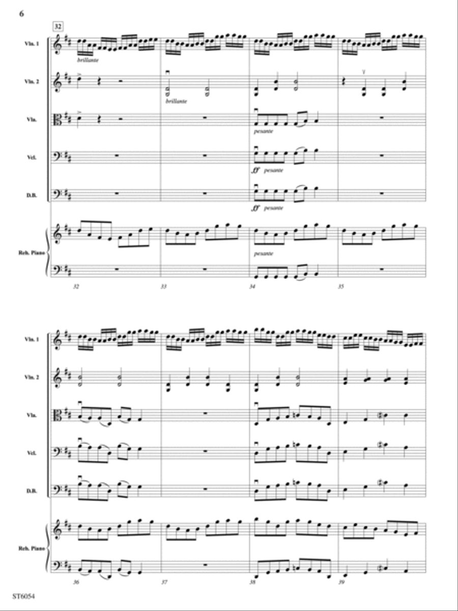 Canadian Legend: Score String Orchestra scores gallery preview page 6