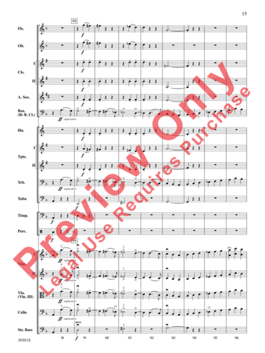 Aragonaise from Carmen Aragonaise from Carmen Full Orchestra scores gallery preview page 16