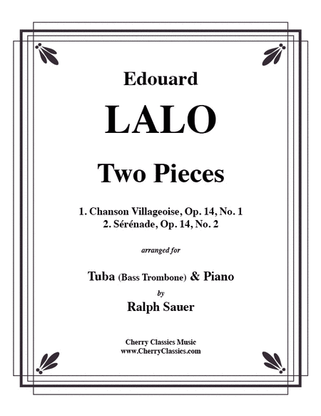 Two Pieces for Tuba or Bass Trombone & Piano