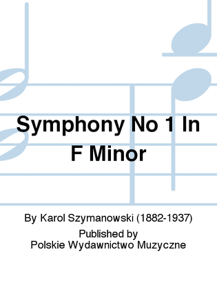 Book cover for Symphony No. 1 In F Minor Op. 15, Works Vol. 2A