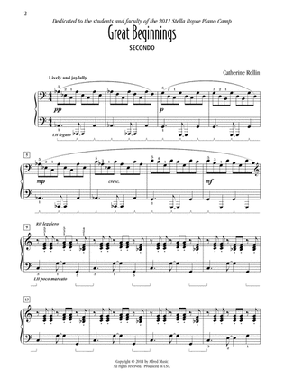 Great Beginnings - Piano Duet (1 Piano, 4 Hands)