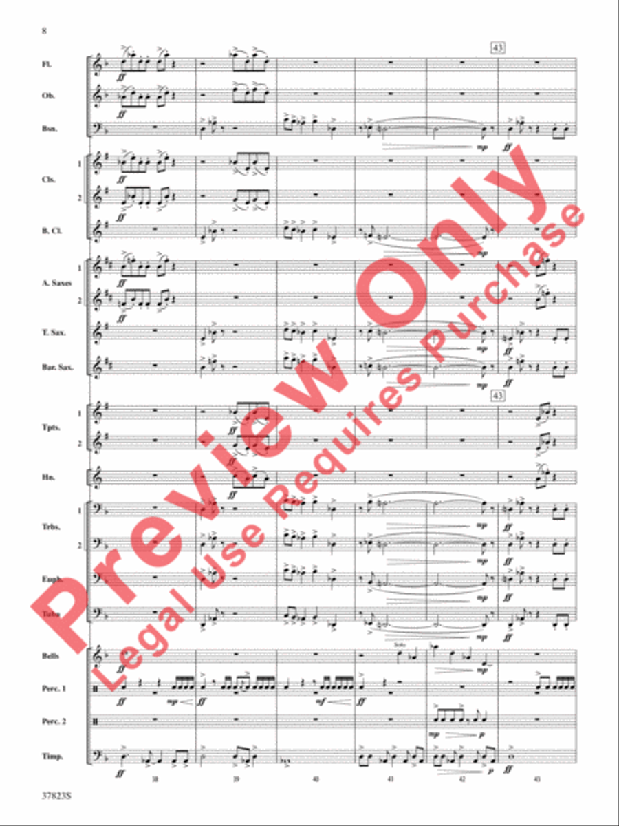 Cut to the Chase Cut to the Chase Concert Band scores gallery preview page 9