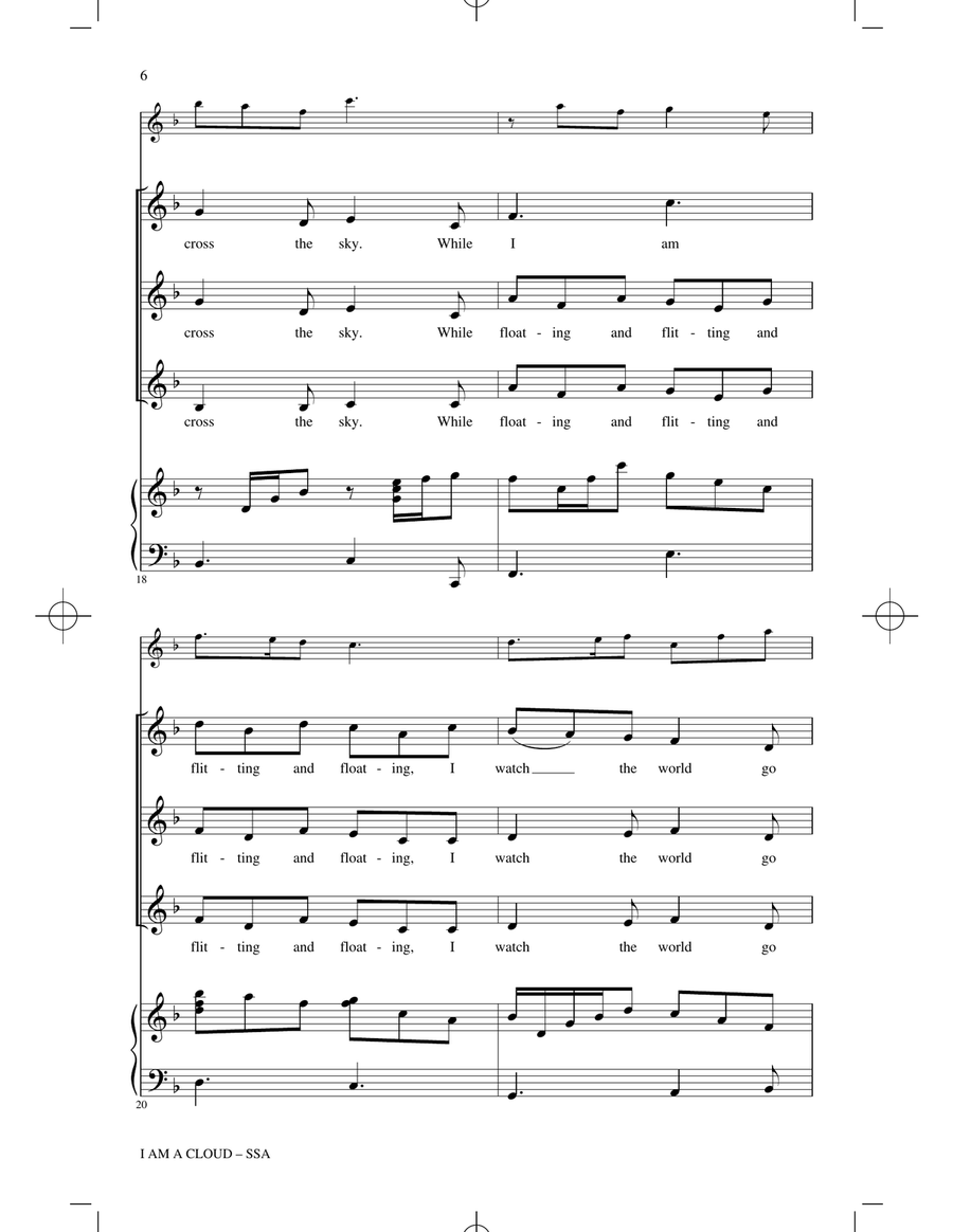 I Am A Cloud SSA scores gallery preview page 4