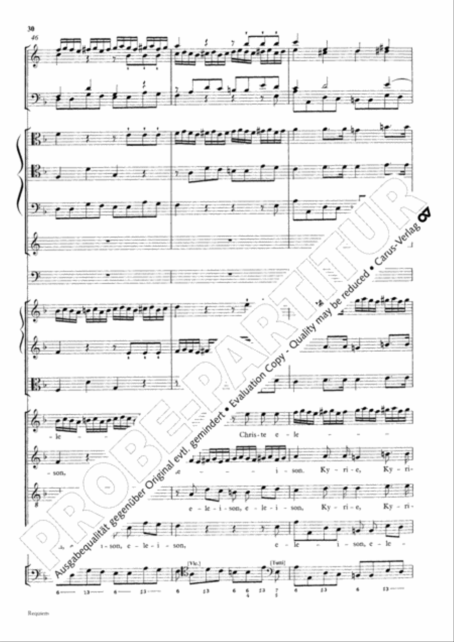 Requiem 4-Part scores gallery preview page 39