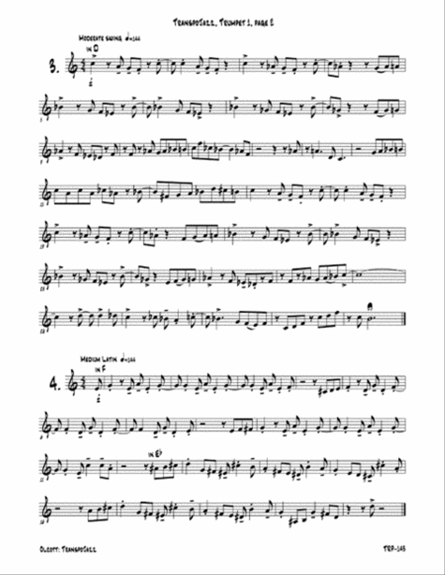 TranspoJazz Small Ensemble scores gallery preview page 5
