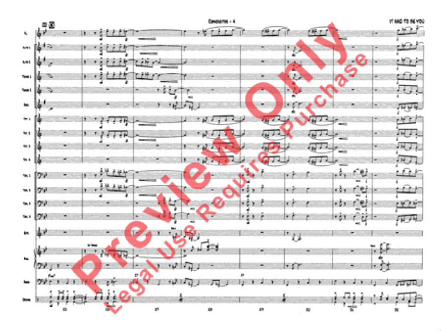 It Had to Be You Jazz Ensemble scores gallery preview page 7