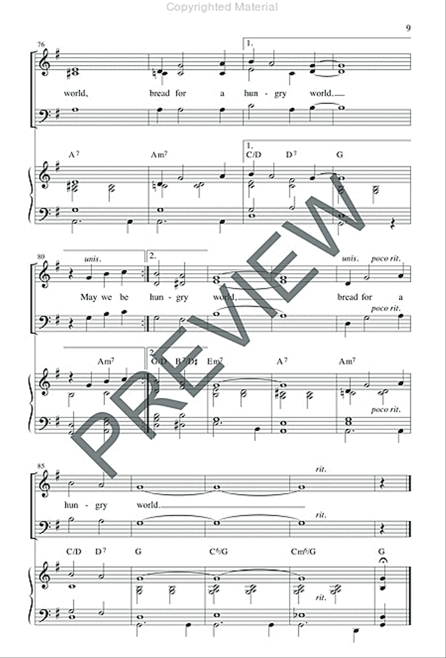 Sing for Peace - Preview edition SA scores gallery preview page 8