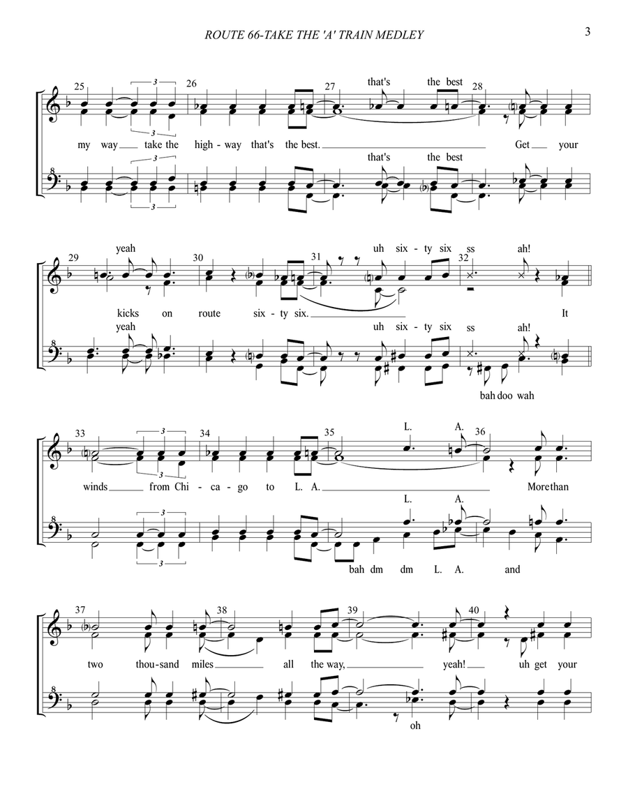 Medley: Route 66 with Take The 