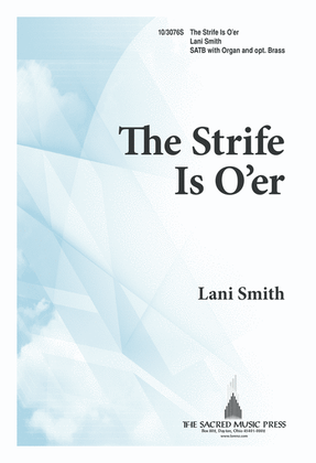 Book cover for The Strife Is O'er
