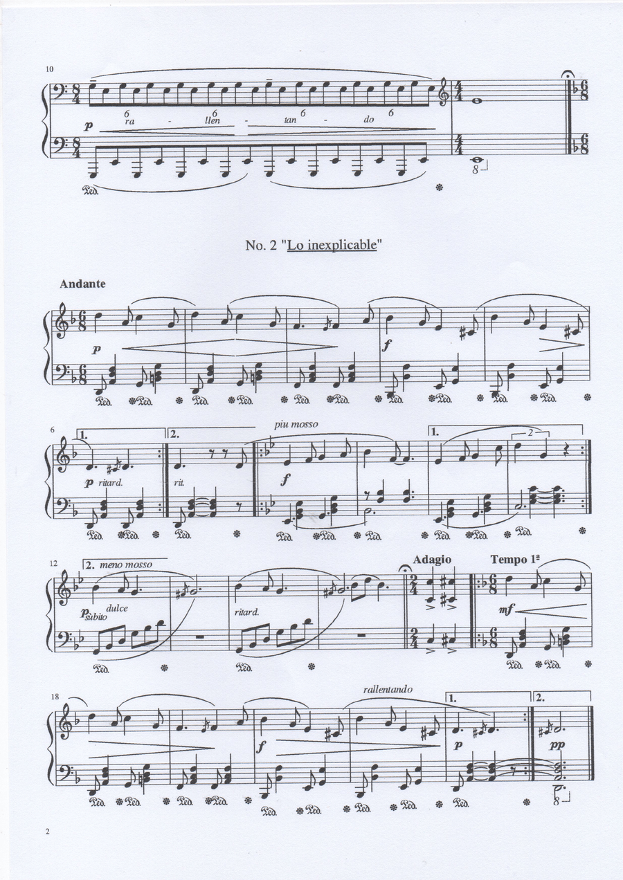 5 Pequeños Preludios Relevantes Piano Solo scores gallery preview page 2