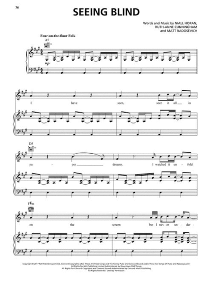 Maren Morris – Sheet Music Collection Piano, Vocal, Guitar scores gallery preview page 6