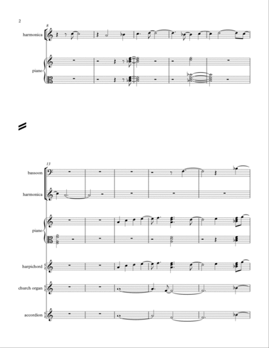 Sinwagon - Score Only Full Orchestra scores gallery preview page 2