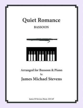 Book cover for Quiet Romance - Bassoon & Piano