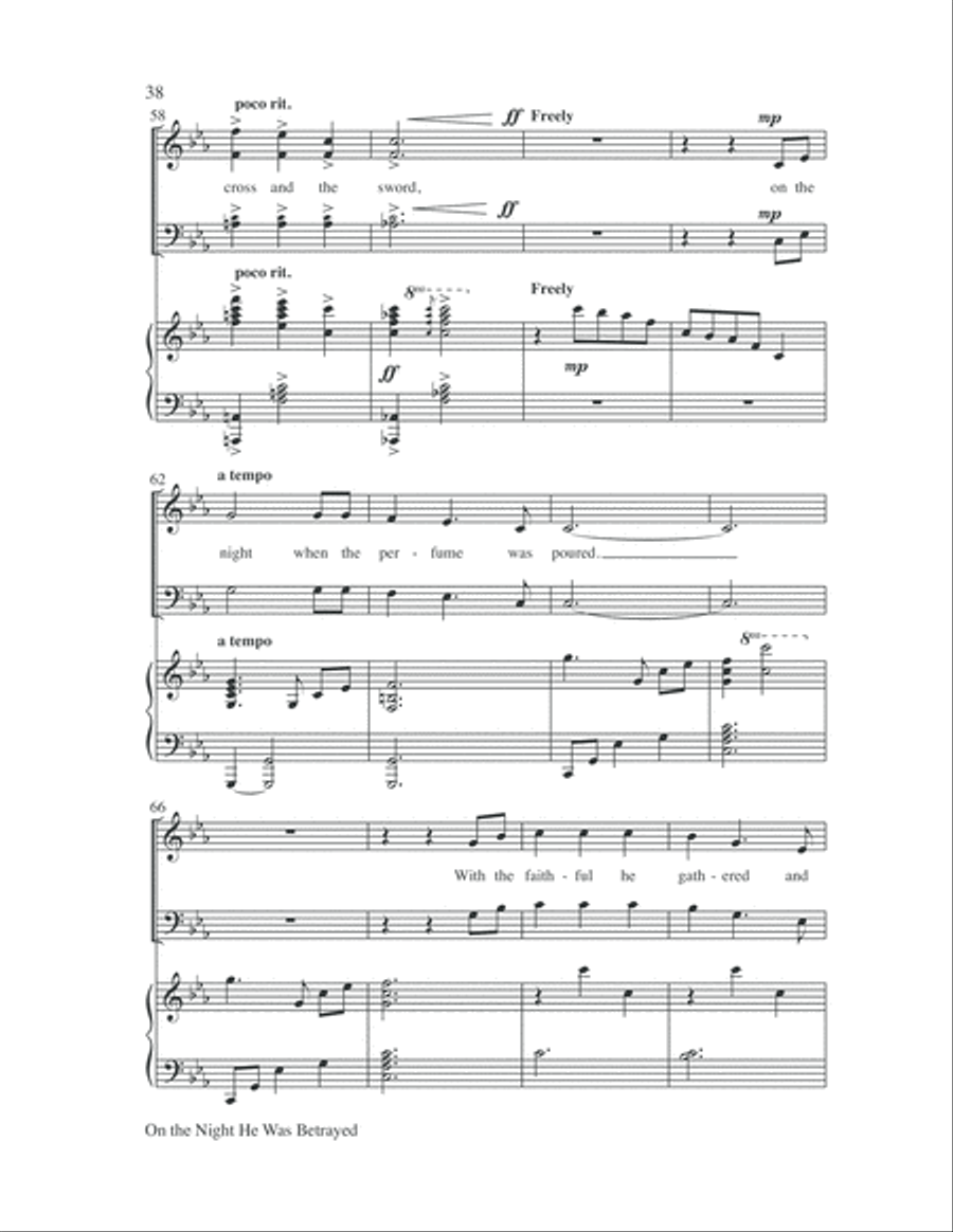 The Seven Last Days 4-Part scores gallery preview page 42
