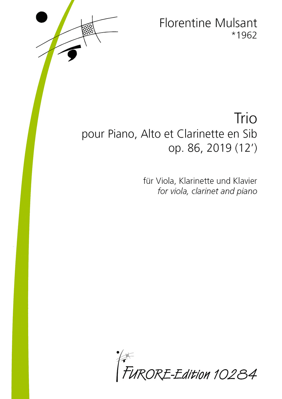 Trio op. 86 Clarinet scores gallery preview page 1
