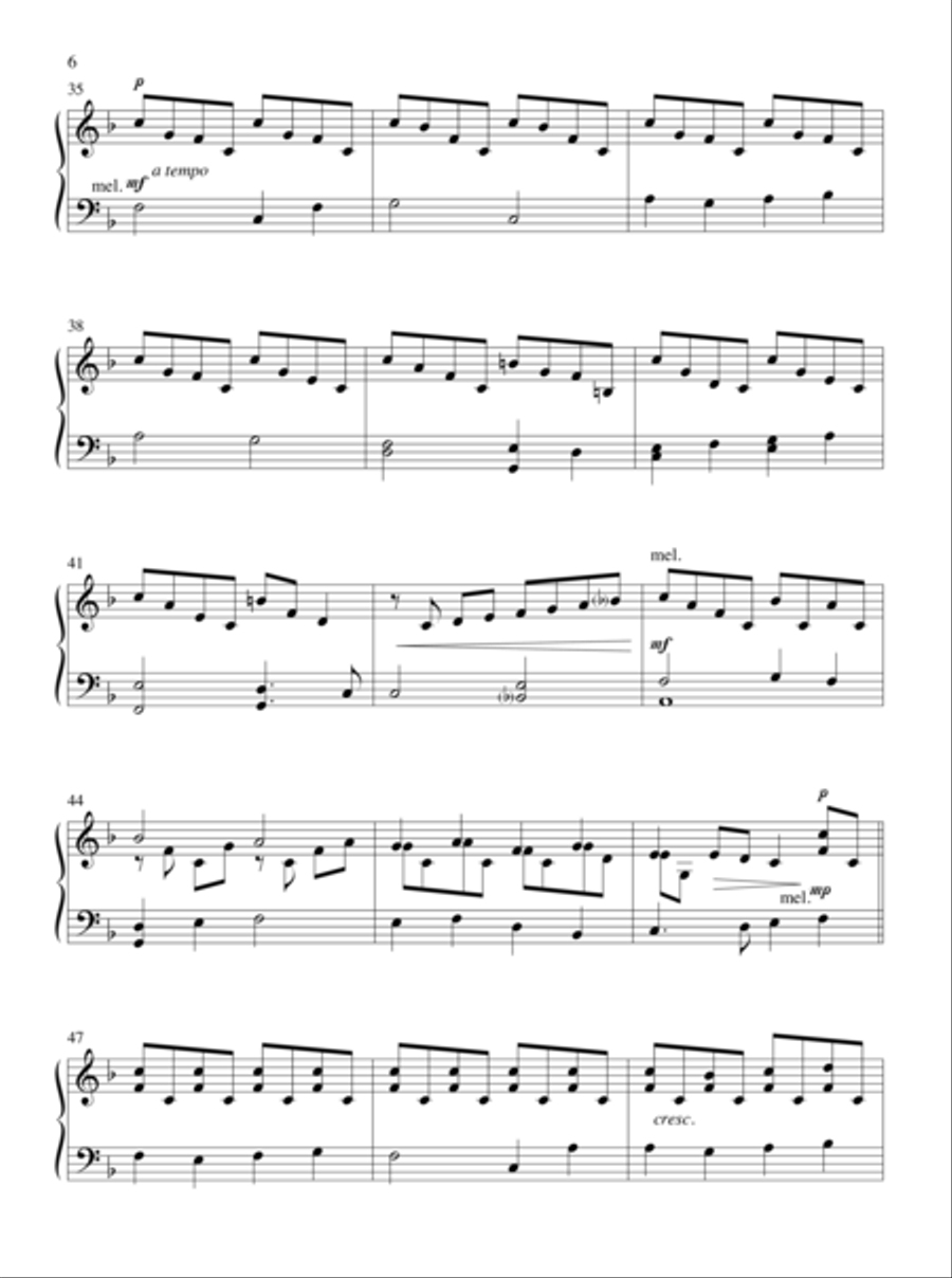 Christmas Impressions Piano Solo scores gallery preview page 4