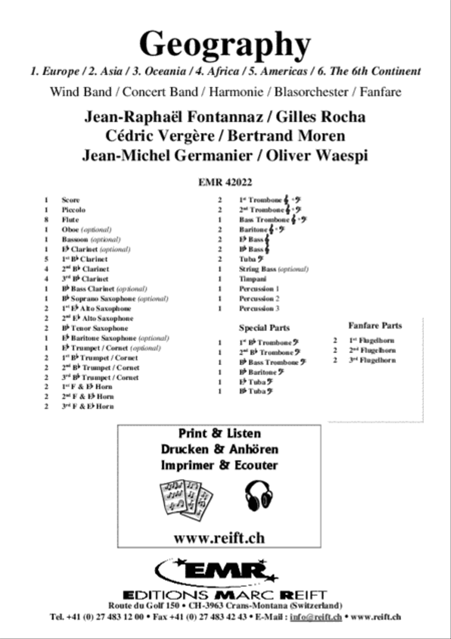 Geography Concert Band scores gallery preview page 2