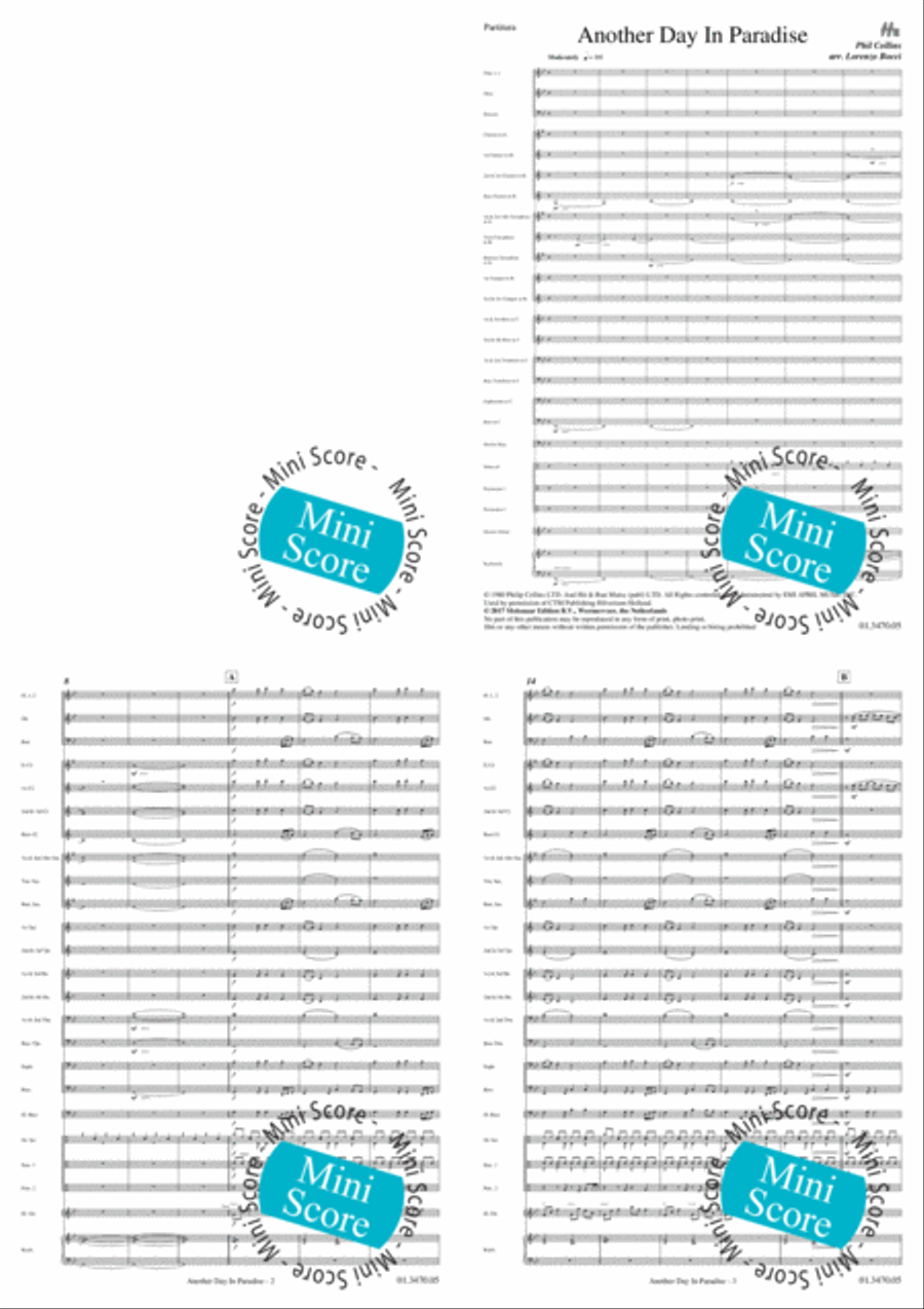 Another Day in Paradise Concert Band scores gallery preview page 3