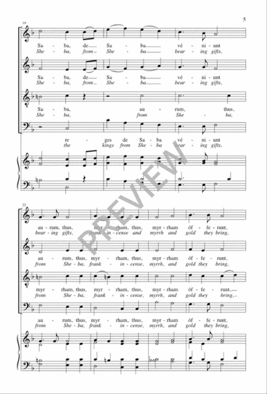 Reges de Saba Reges de Saba 4-Part scores gallery preview page 5