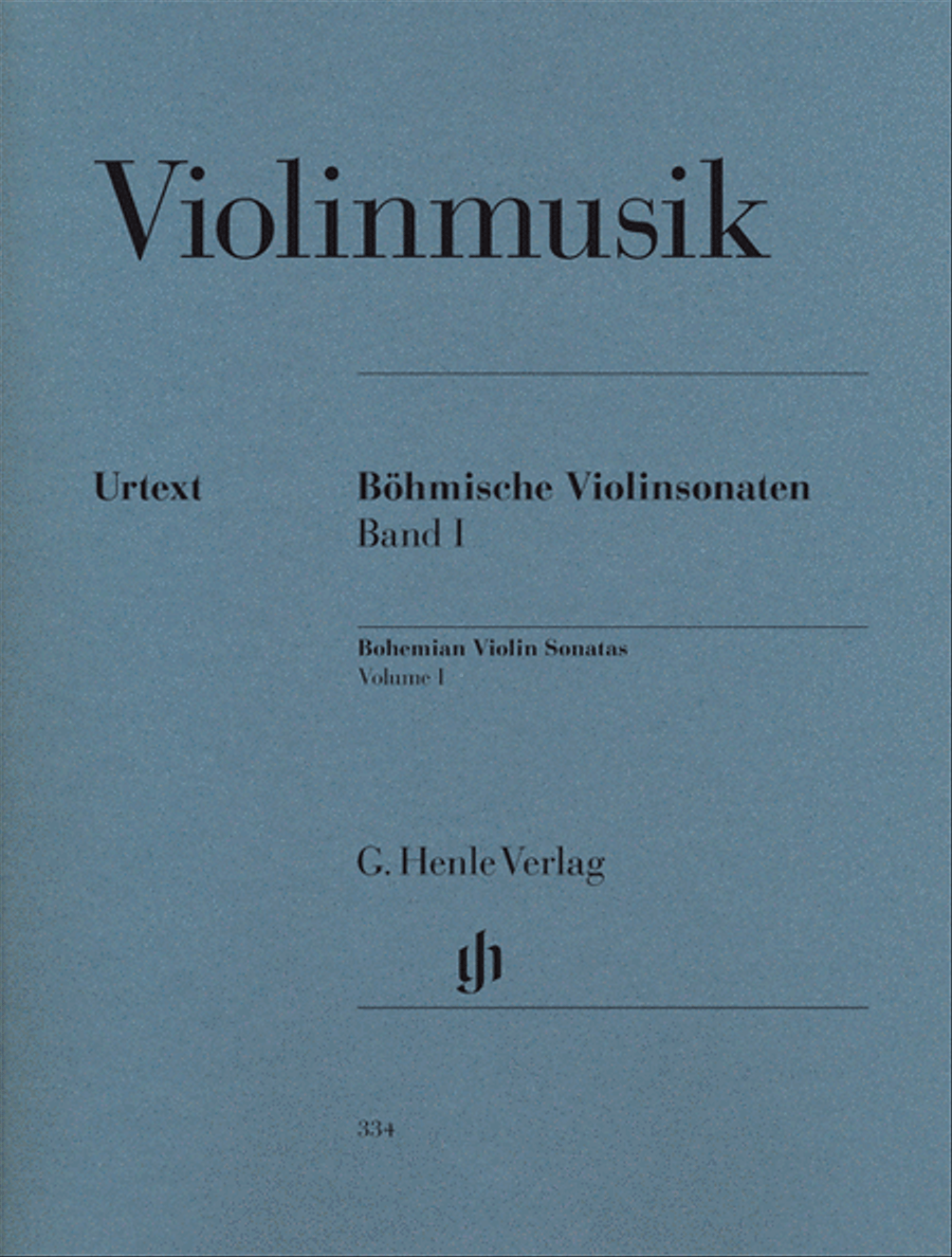 Bohemian Violin Sonatas – Volume I Violin Solo scores gallery preview page 1