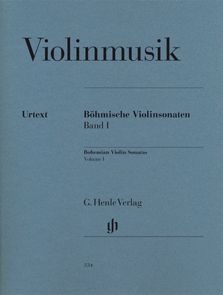 Book cover for Bohemian Violin Sonatas – Volume I