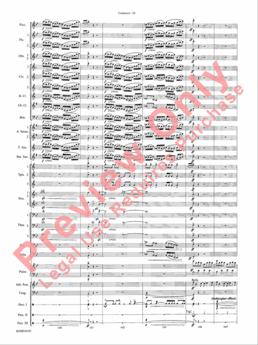 Inchon Concert Band scores gallery preview page 29