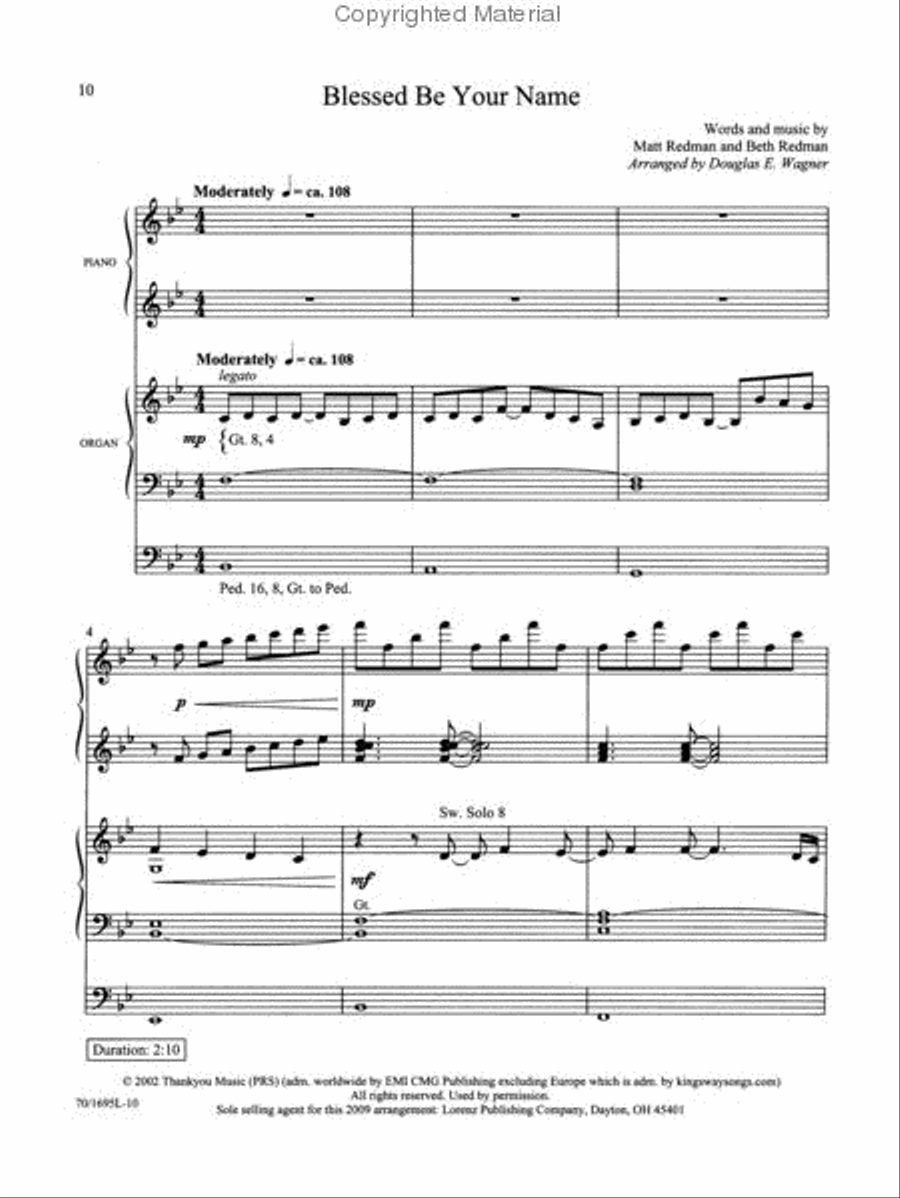 Love So Amazing Love So Amazing Organ scores gallery preview page 3