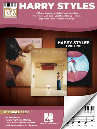 Book cover for Harry Styles – Super Easy Songbook
