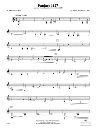 Fanfare 1127: B-flat Bass Clarinet