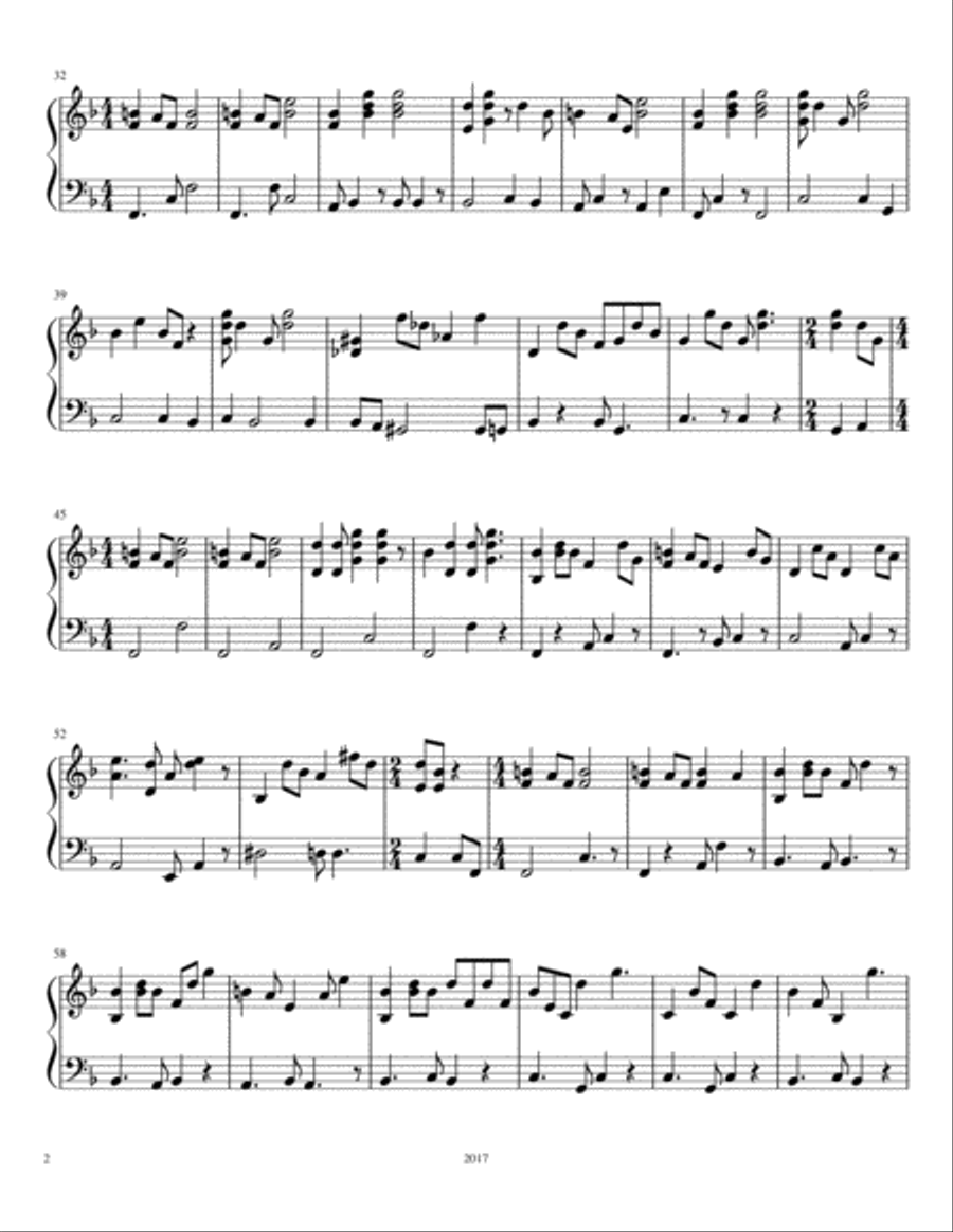 Color My World Piano Solo scores gallery preview page 2