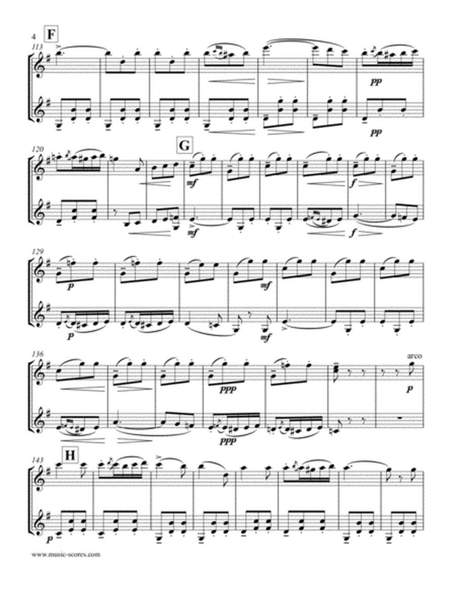 Libiamo ne lieti calici - Brindisi from La Traviata - 2 Violins image number null
