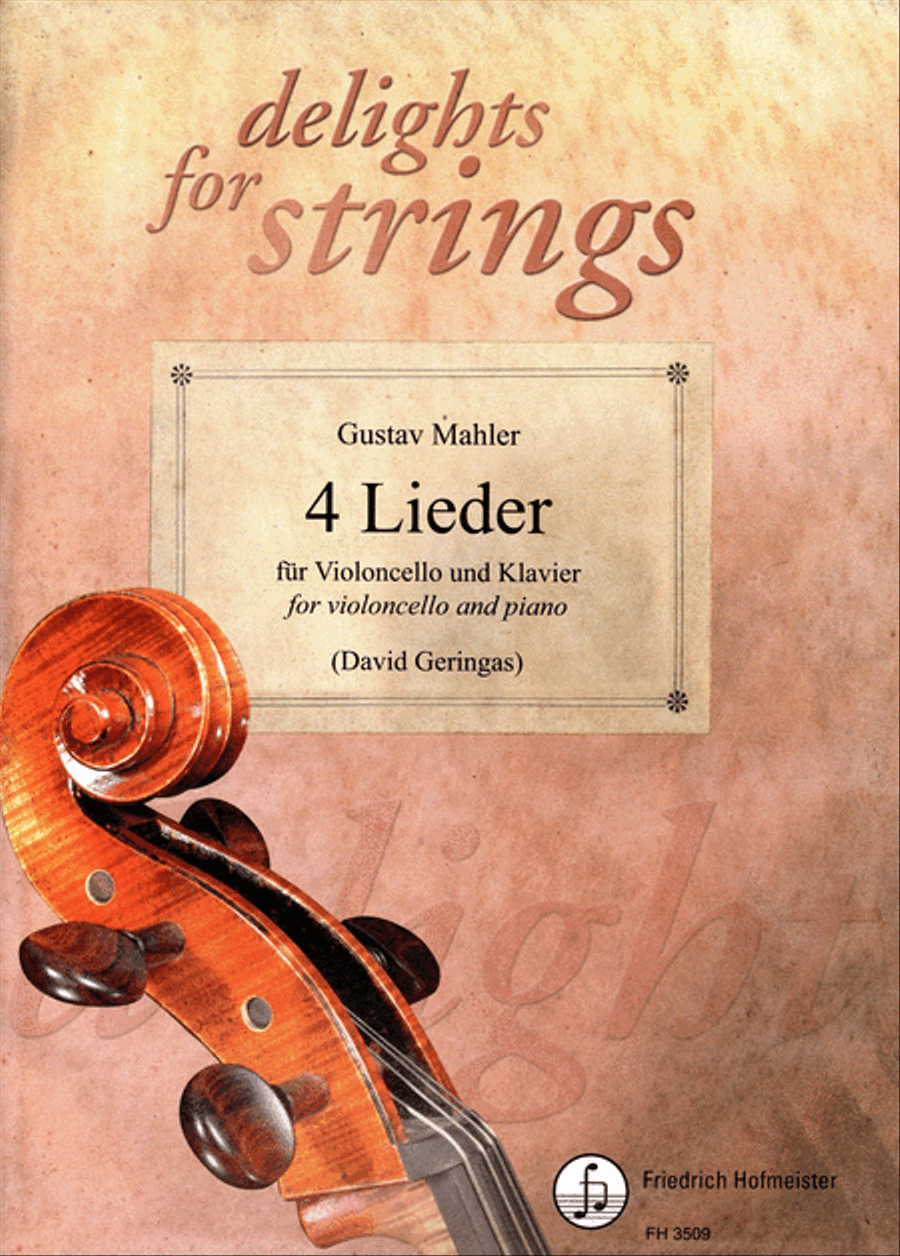 4 Lieder Piano scores gallery preview page 1