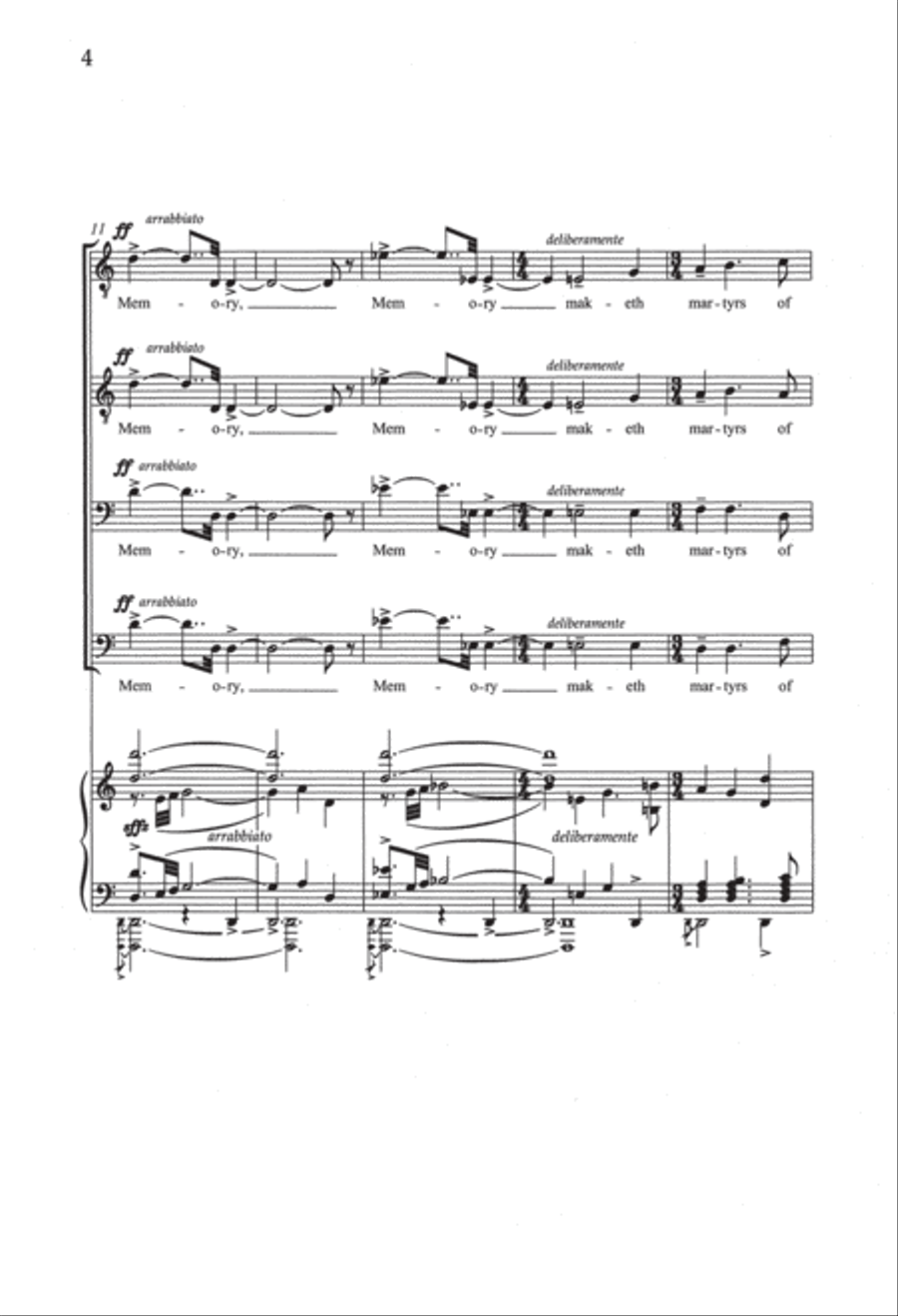 Elegy for Matthew Elegy for Matthew TTBB scores gallery preview page 4