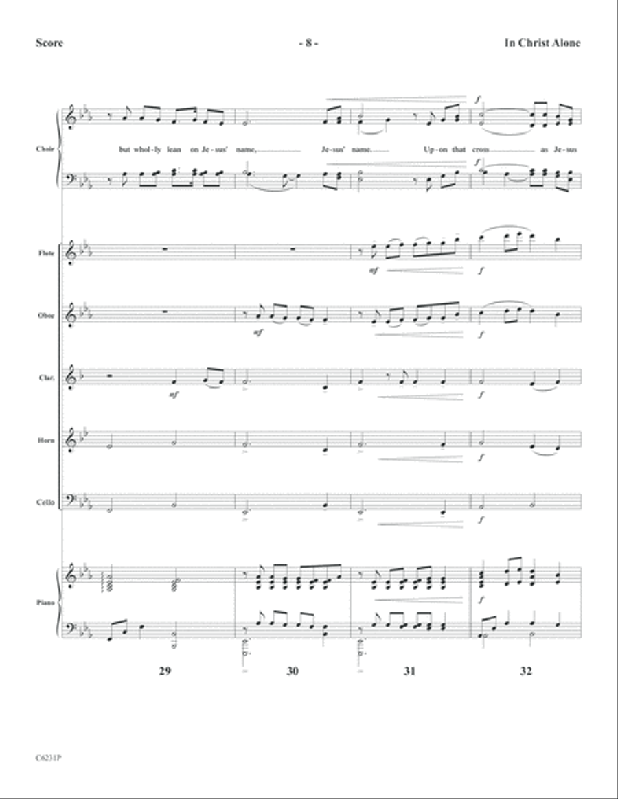 In Christ Alone with Cornerstone Choir scores gallery preview page 10
