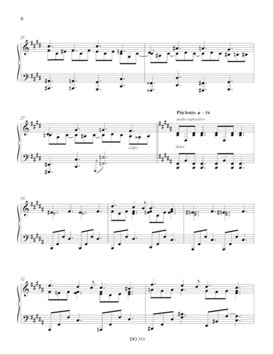 Naufrages Piano Solo scores gallery preview page 5