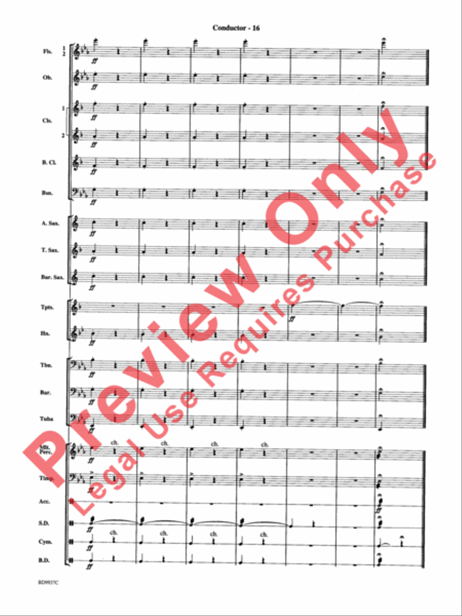 Mouthpiece Mania Concert Band scores gallery preview page 19