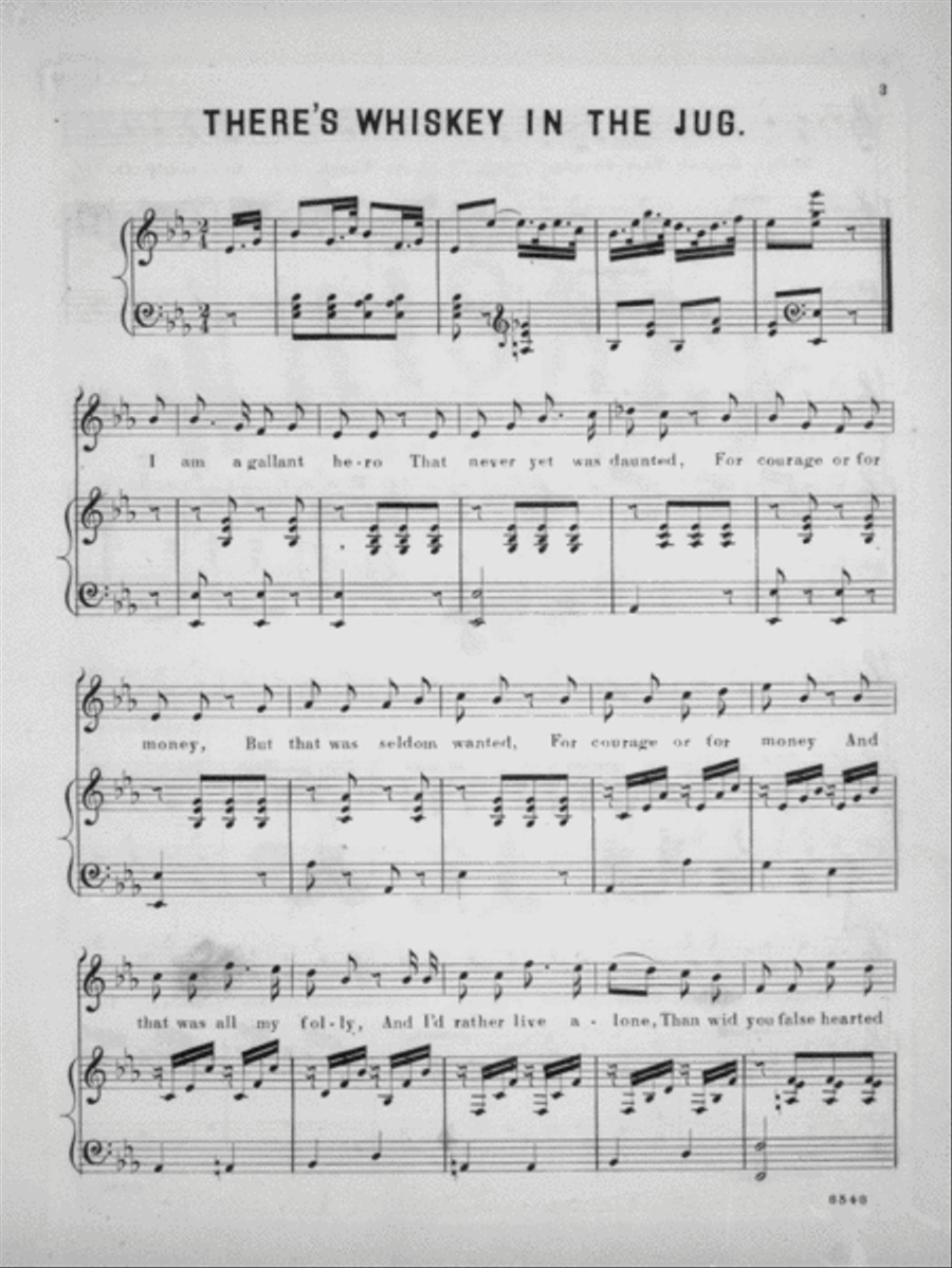 There's Whiskey in the Jug Voice scores gallery preview page 2